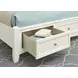 Bonanza White King Mansion Storage Panel Bed