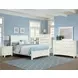 Bonanza White King Mansion Panel Bed