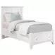 Bonanza White Kids Mansion Storage Panel Bedroom Set