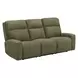 Traxton Jasper Moss 92" Zero Gravity Triple Power Reclining Sofa with USB Charging