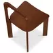 Daifuku Brown Dining Chair Set of 2