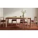 Daifuku Brushed Natural Oak Rectangular Dining Room Set