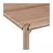 Daifuku Brushed Natural Oak 96" Rectangular Dining Table