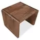 Carrie Walnut Rectangular Side Table