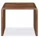 Carrie Walnut Rectangular Side Table
