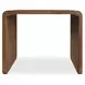 Carrie Walnut Rectangular Side Table