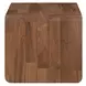 Carrie Walnut Rectangular Side Table
