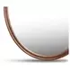 Alcott Walnut Oval Wall Mirror