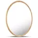 Alcott Oak Round Small Wall Mirror