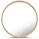 Alcott Oak Round Small Wall Mirror