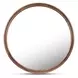 Alcott Walnut Round Large Wall Mirror