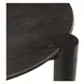 Jack Brushed Dark Brown Round Coffee Table