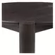 Jack Brushed Dark Brown Round Coffee Table