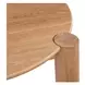Jack Brushed Natural Oak Round Coffee Table
