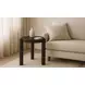 Jack Brushed Dark Brown Round Side Table