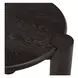 Jack Brushed Dark Brown Round Side Table