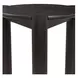 Jack Brushed Dark Brown Round Side Table