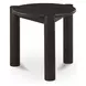 Jack Brushed Dark Brown Round Occasional Table Set