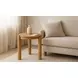 Jack Brushed Natural Oak Round Side Table