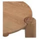 Jack Brushed Natural Oak Round Side Table