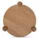 Jack Brushed Natural Oak Round Side Table