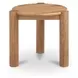 Jack Brushed Natural Oak Round Side Table