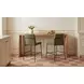 Carrie Natural 75" Rectangular Counter Height Table