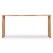 Carrie Natural 75" Rectangular Counter Height Table