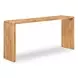 Carrie Natural 75" Rectangular Counter Height Table