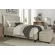 Cameron Downy Natural Queen Upholstered Panel Bed