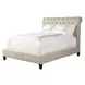 Cameron Downy Natural King Upholstered Panel Bed
