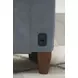 Conrad Blue Dusk High Leg Power Recliner with USB Charging
