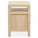 Meadowrise Sandstone Beige 2 Drawer Nightstand with USB Charging
