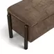 Abby Brown Upholstered Storage Accent Bench