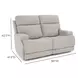 Ashbee Arula Dove 66" Zero Gravity Power Reclining Loveseat with Power Headrest and USB Charging