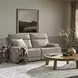 Ashbee Arula Dove 66" Zero Gravity Power Reclining Loveseat with Power Headrest and USB Charging