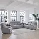 Ashbee Arula Dolphin Zero Gravity Power Reclining Living Room Set with Power Headrest