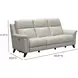 Kester Laurel Cream Leather 86" Power Reclining Sofa with Power Headrest and USB Charging