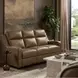 Ayden Hillwood Toffee Leather Power Reclining Living Room Set with Power Lumbar and USB Charging
