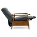 Hampton Santa Fe Ocean Leather Push Thru The Arms Recliner