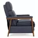 Ashland Santa Fe Ocean Leather Push Thru The Arms Recliner