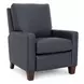 Fairview Santa Fe Ocean Leather Push Thru The Arms Recliner