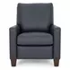 Fairview Santa Fe Ocean Leather Push Thru The Arms Recliner