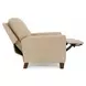 Fairview Cashmere Stone Leather Push Thru The Arms Recliner