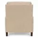 Fairview Cashmere Stone Leather Push Thru The Arms Recliner
