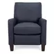 Fremont Santa Fe Ocean Leather Push Thru The Arms Recliner