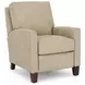 Fremont Cashmere Stone Leather Push Thru The Arms Recliner