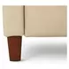 Fremont Cashmere Stone Leather Push Thru The Arms Recliner