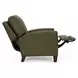 Fremont Oasis Olive Leather Push Thru The Arms Recliner