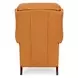Danbury Santa Fe Brandy Leather Push Thru The Arms Recliner with Nailhead Trim